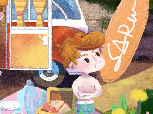 《完美假期》（个人主页-ZNDAyNDQzMzY=） - 创作习作 - 站酷设计师saru橘小猴原创素材 - 站酷ZCOOL