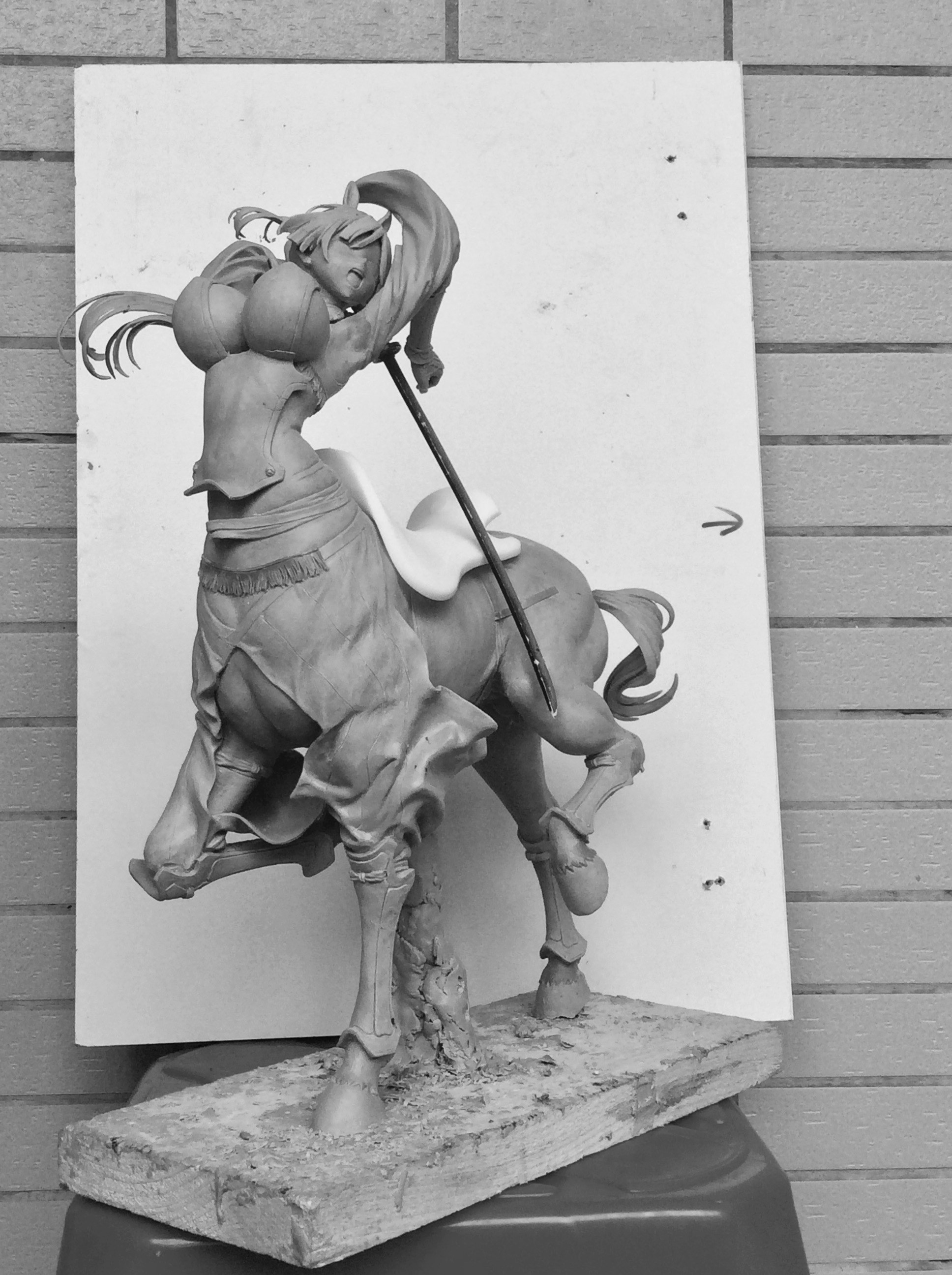 曾经手工雕塑作品|手工艺|手办/原型|淘汰123 - 原创作品 - 站酷