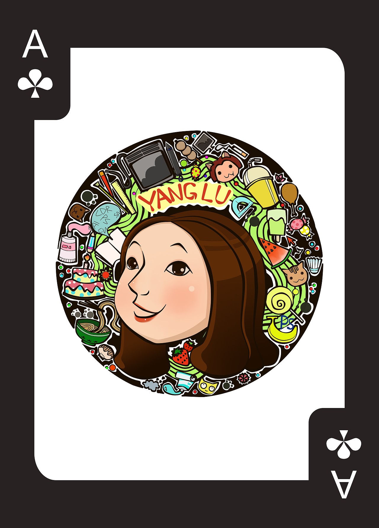 扑克牌a 我的标志啦