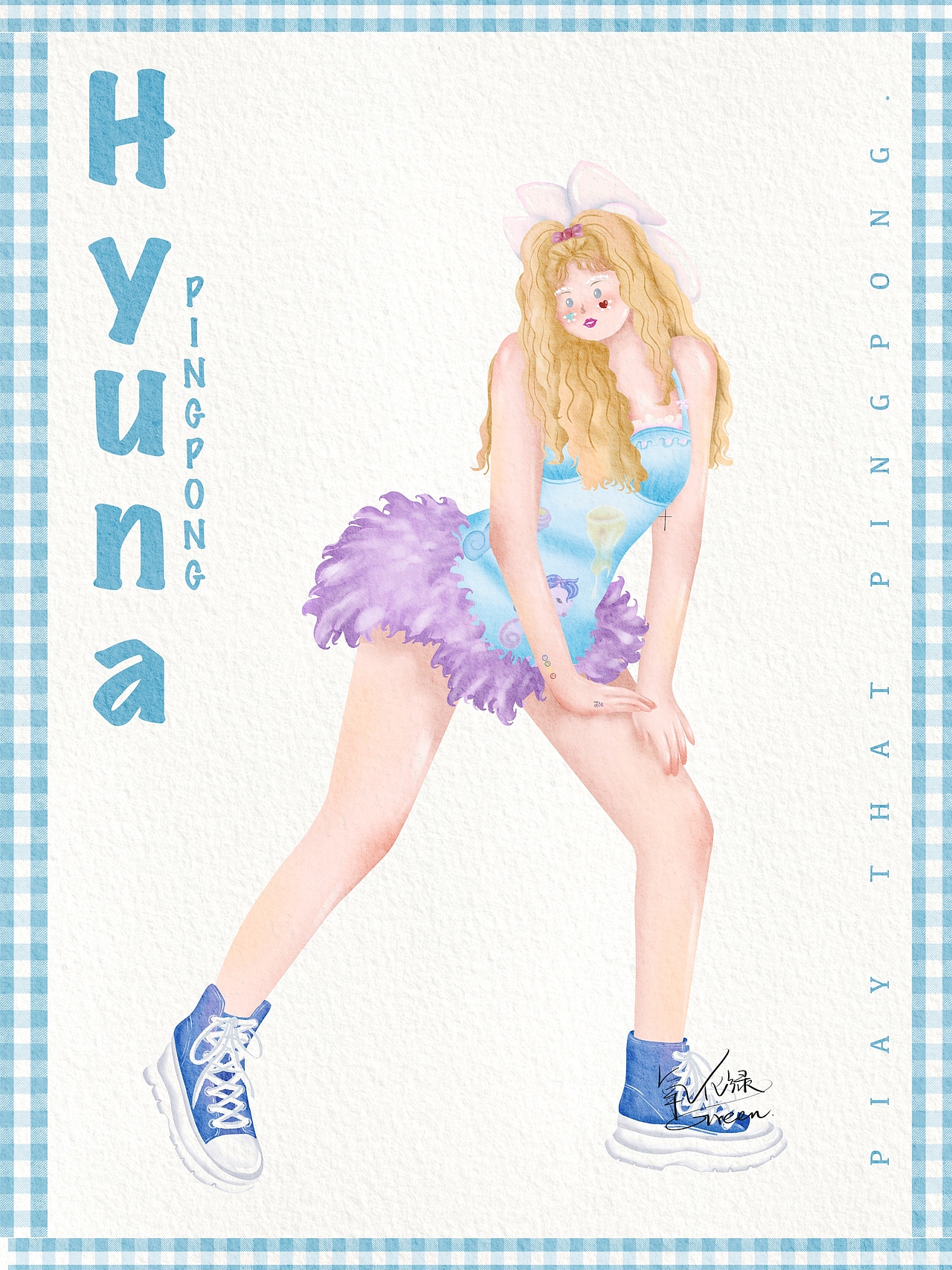 水彩人物插画-泫雅（图ZMjc4MzExMjQ4） - 创作习作 - 站酷设计师氧化绿原创素材 - 站酷ZCOOL