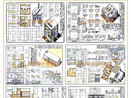 南昌大学建筑设计考研快题作品