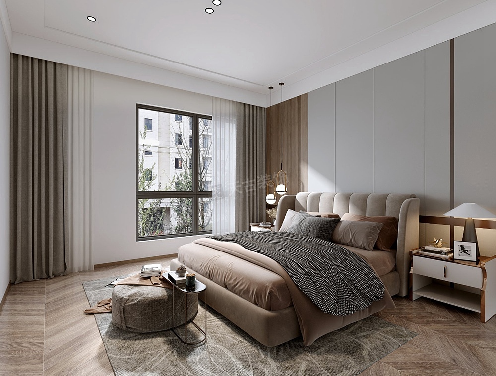 象屿两江御府装修方案,现代简约风格设计,联排别墅装修