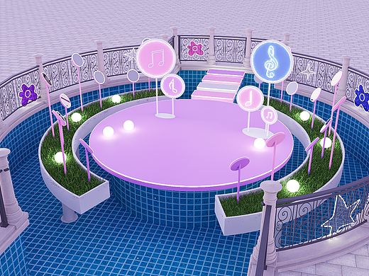 给泰州的客户做了一个夏季dp点美陈景观装置