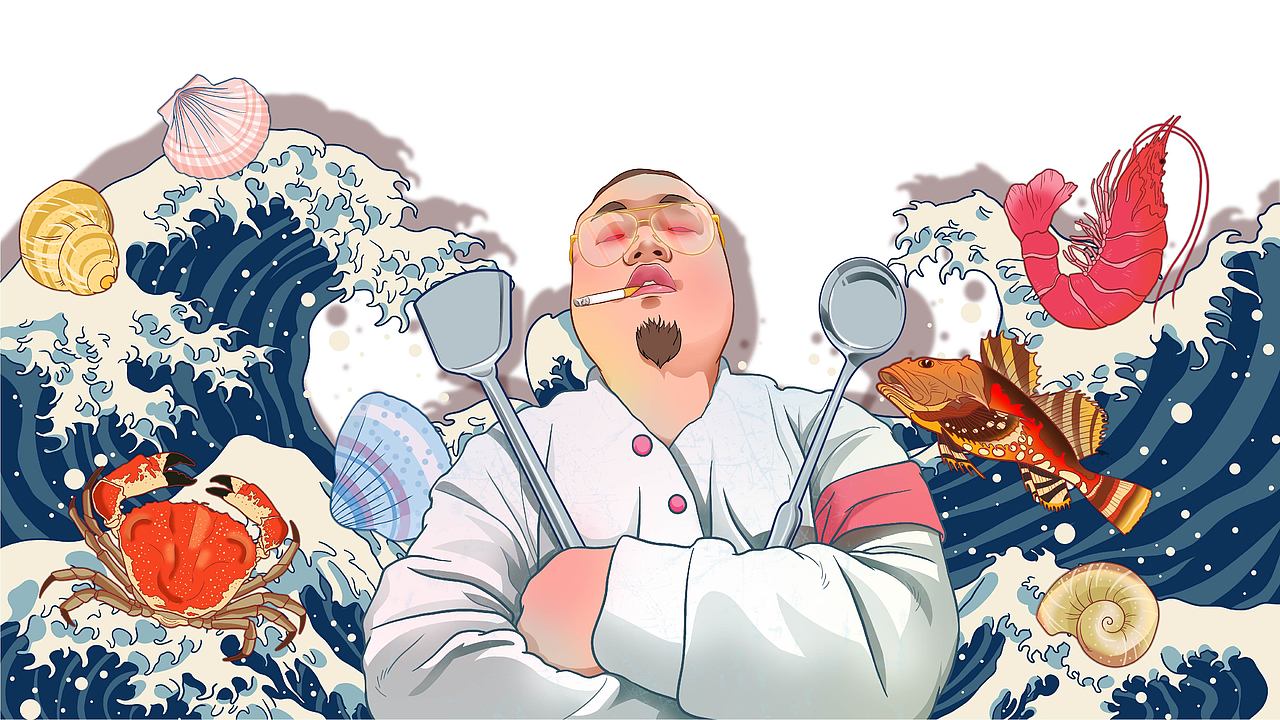 《高地厨神》阿光kiko丨专辑插画设计