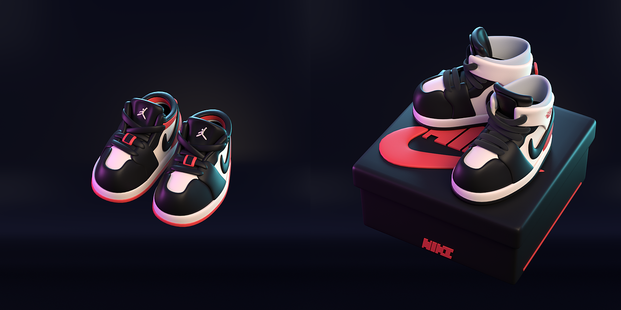 男娃的鞋柜-AJ-中帮（图ZMjQ2NzAwOTc2） - 其他三维 - 站酷设计师daveli原创素材 - 站酷ZCOOL