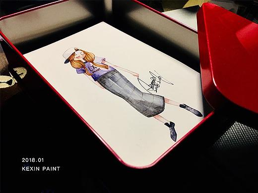 练习之休闲小妹（个人主页-ZMjY0NjYxMjQ=） - 商业插画 - 站酷设计师春与梅子原创素材 - 站酷ZCOOL