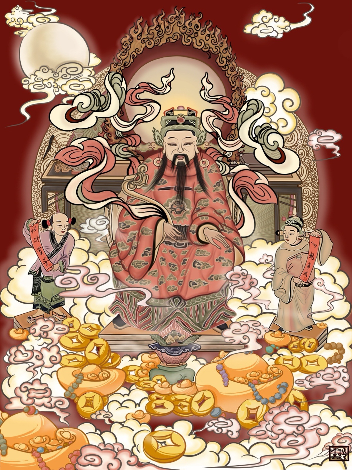 正月初五迎财神 | 中国民间节日习俗