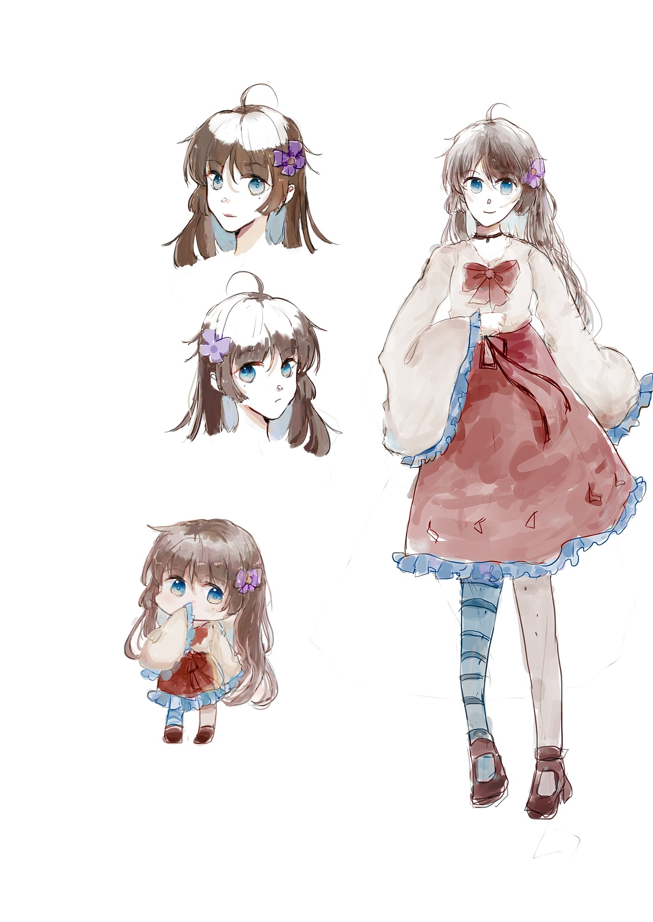 举报收藏分享原创作品动漫其他动漫二次元人设自设板绘绘画美少女可爱