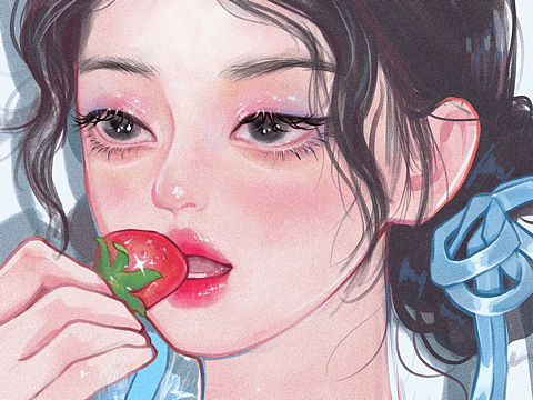 情人节发一个甜妹