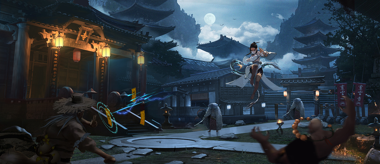 写实武侠场景（图ZMjY5ODY1ODQw） - 概念设定 - 站酷设计师小唐噢耶原创素材 - 站酷ZCOOL