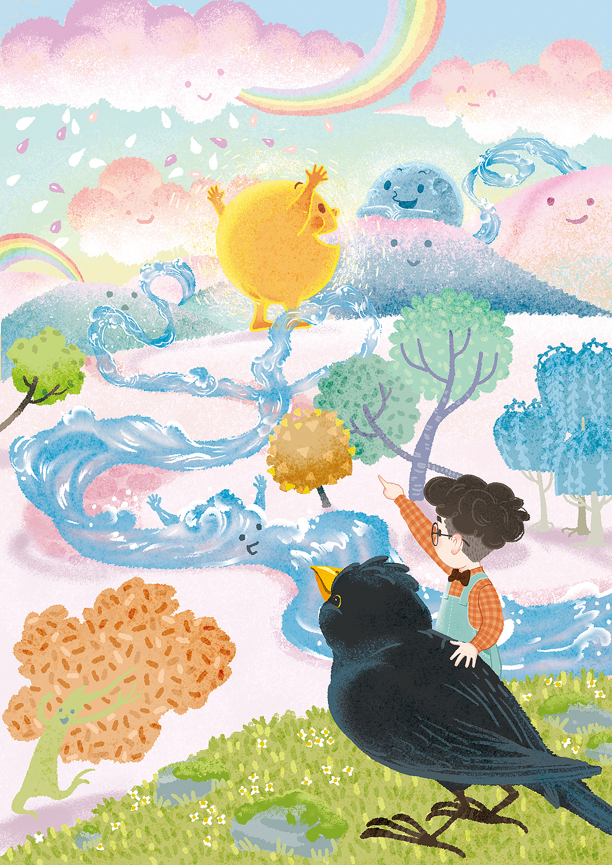 《学小霸漫游语文世界》系列插图——(一)