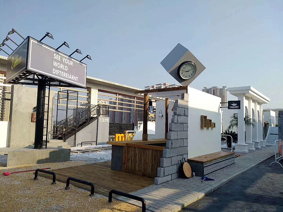 广州空间装饰 网红商业拍摄商业街装饰设计与施工（图ZMjYyMjkzNzY4） - 商业空间设计 - 站酷设计师核美品牌策划设计原创素材 - 站酷ZCOOL