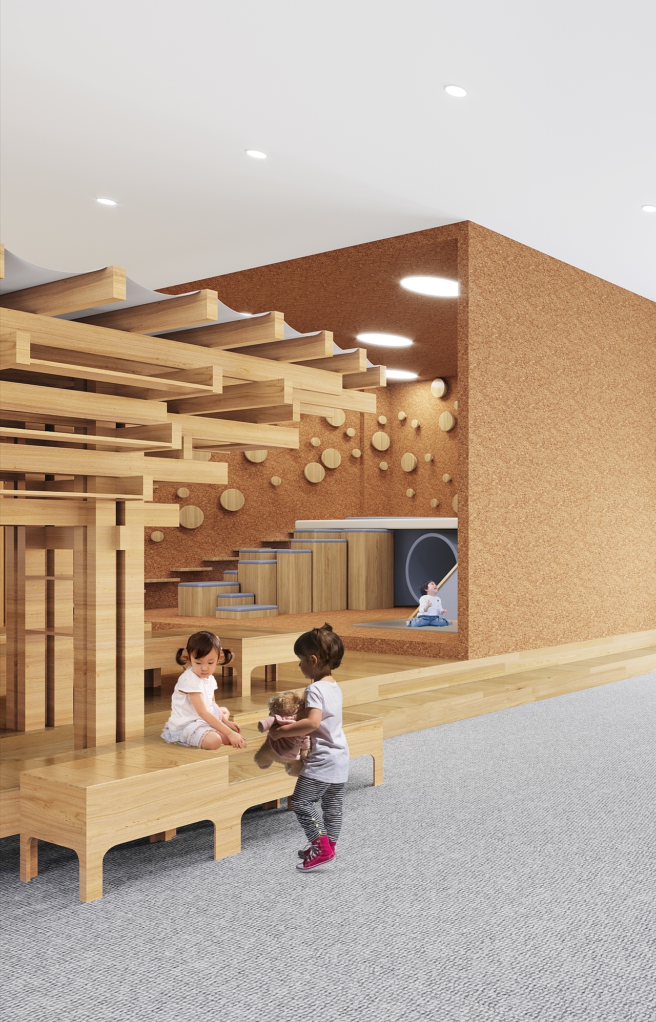 瑞吉欧.马拉古奇幼儿园广场的设计