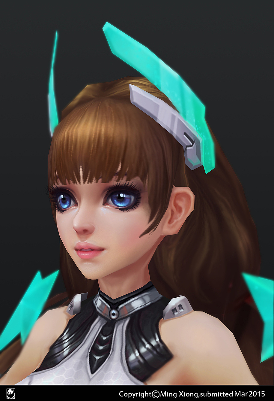 好久没有更新了，那么来一发，机械妹子呼呼（图ZMjYyNDM3NzY=） - 人物/生物 - 站酷设计师Xiongming2333原创素材 - 站酷ZCOOL