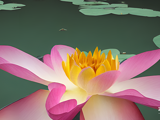 #AI创作实验室#残荷   残缺的美  我见犹怜