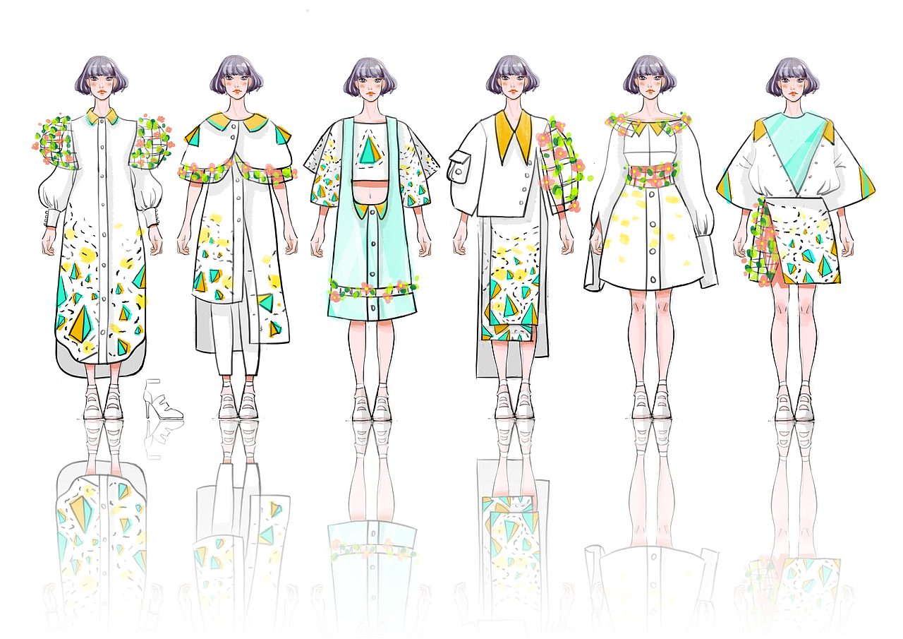 服装设计效果图（图ZNTExMjUyMzI=） - 其他服装 - 站酷设计师陳仚原创素材 - 站酷ZCOOL