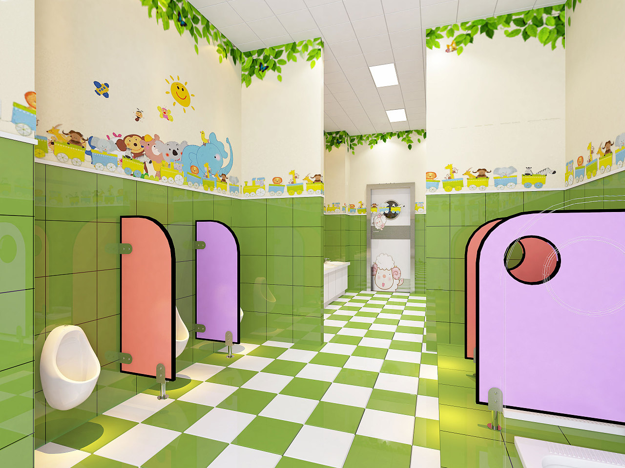 幼儿园男女混合厕所图片