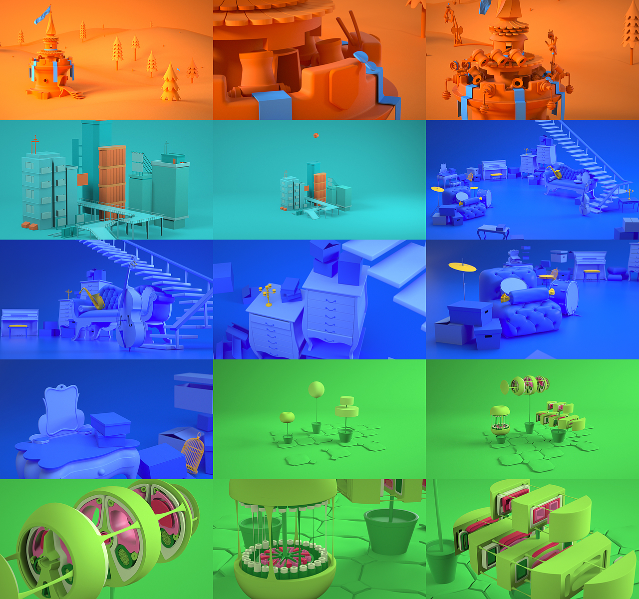 C4D元素动画（图ZMTM1NTc4NDEy） - 动画/影视 - 站酷设计师守候星空原创素材 - 站酷ZCOOL