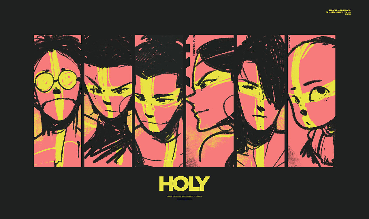 LINLIN DESIGN-HOLY ONE（图ZMTM0NTk4Mzky） - 创作习作 - 站酷设计师柴霖霖原创素材 - 站酷ZCOOL