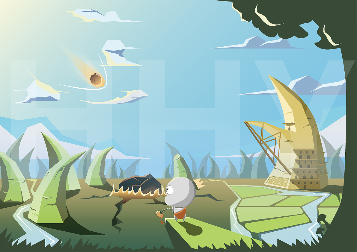 插画（入侵）（图ZMTIwNDIxNTIw） - 创作习作 - 站酷设计师Sama贺原创素材 - 站酷ZCOOL