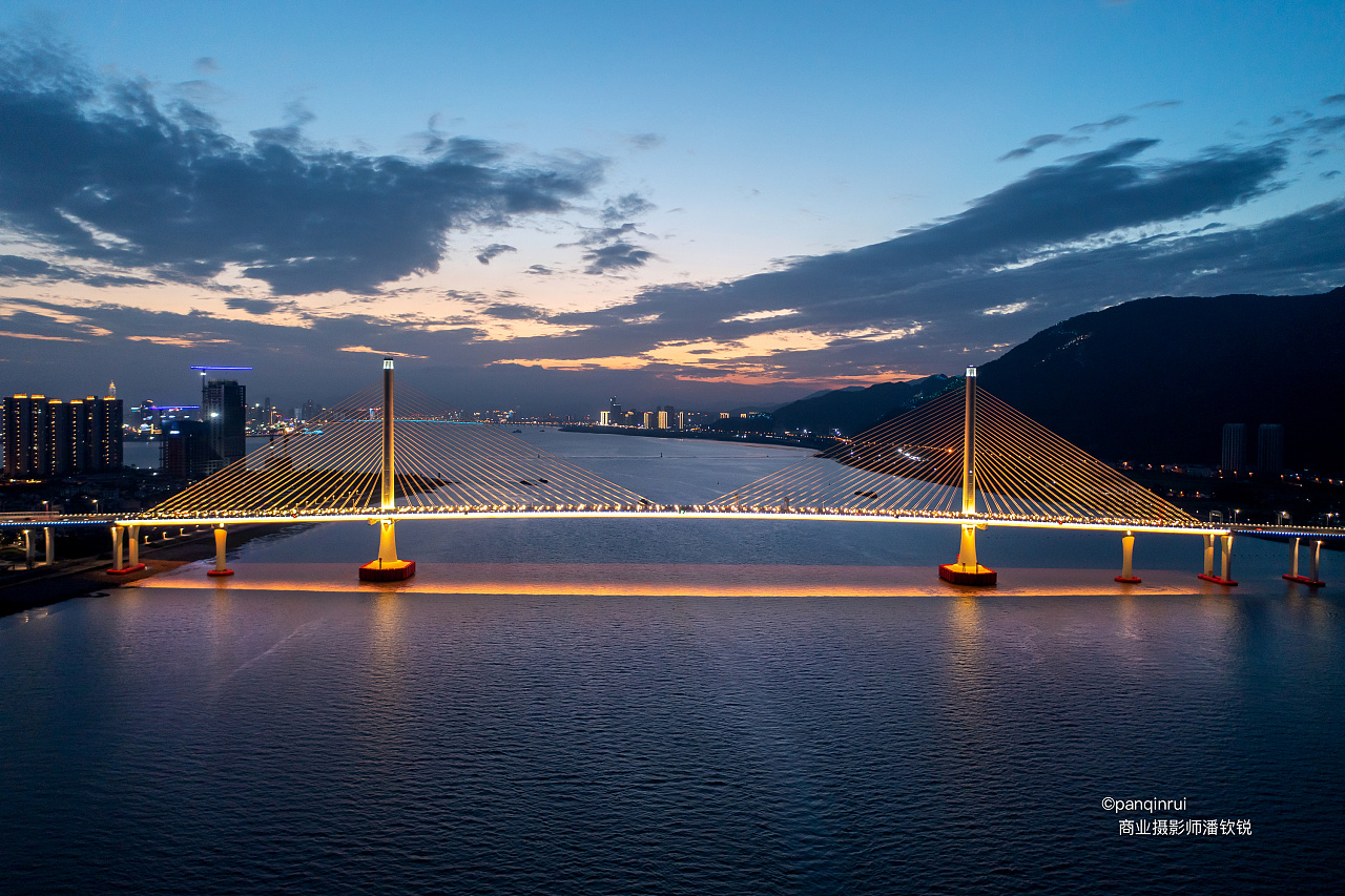 温州北汊大桥亮化项目拍摄