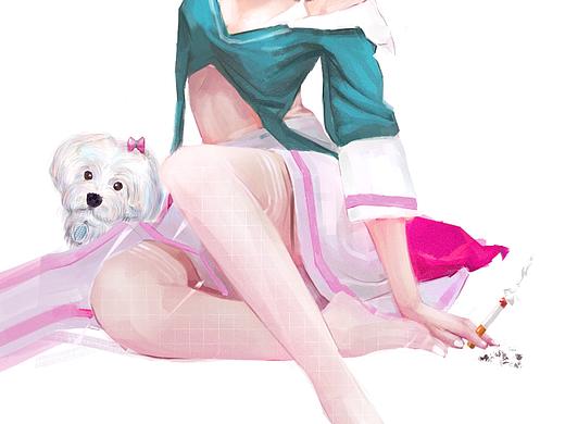 插画速涂！（个人主页-ZNDIyODcxNTY=） - 商业插画 - 站酷设计师自由品牌设计师原创素材 - 站酷ZCOOL