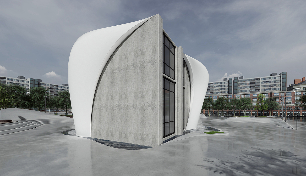 “不存在”的艺术展览馆建筑以及周边环境设计（图ZMjMzNjk4MDQw） - 建筑设计 - 站酷设计师JHBOOM工作室原创素材 - 站酷ZCOOL