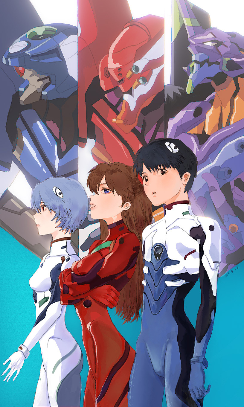 eva|插画|创作习作|颂峯 - 原创作品 - 站酷 (zcool)