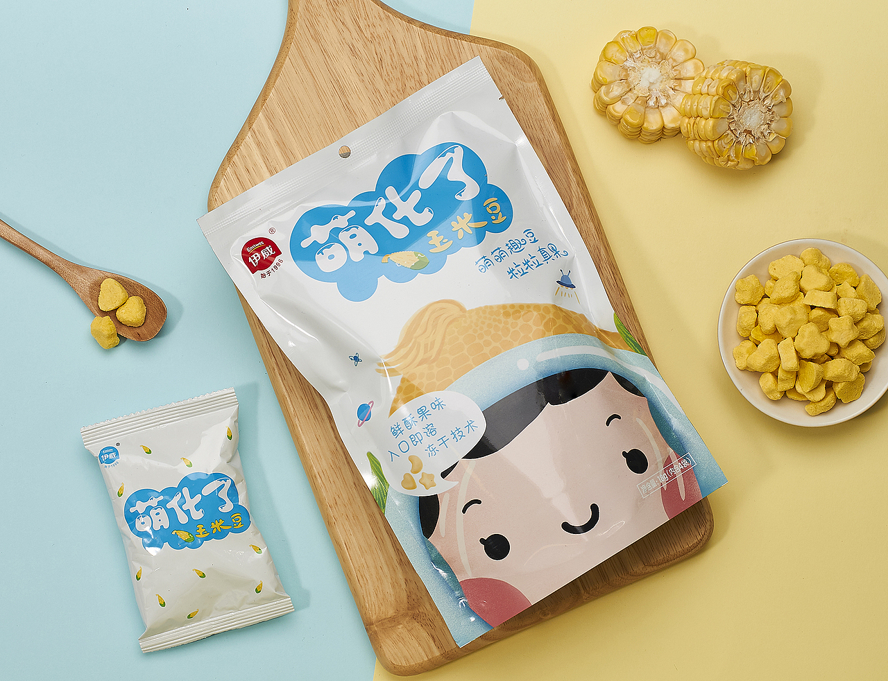 萌化了 × 五颗蛋 | 婴幼儿零食包装设计
