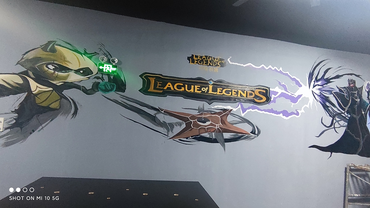 墙绘 网吧墙绘（图ZMjQ5NDc1MzY4） - 商业插画 - 站酷设计师皆可熊原创素材 - 站酷ZCOOL