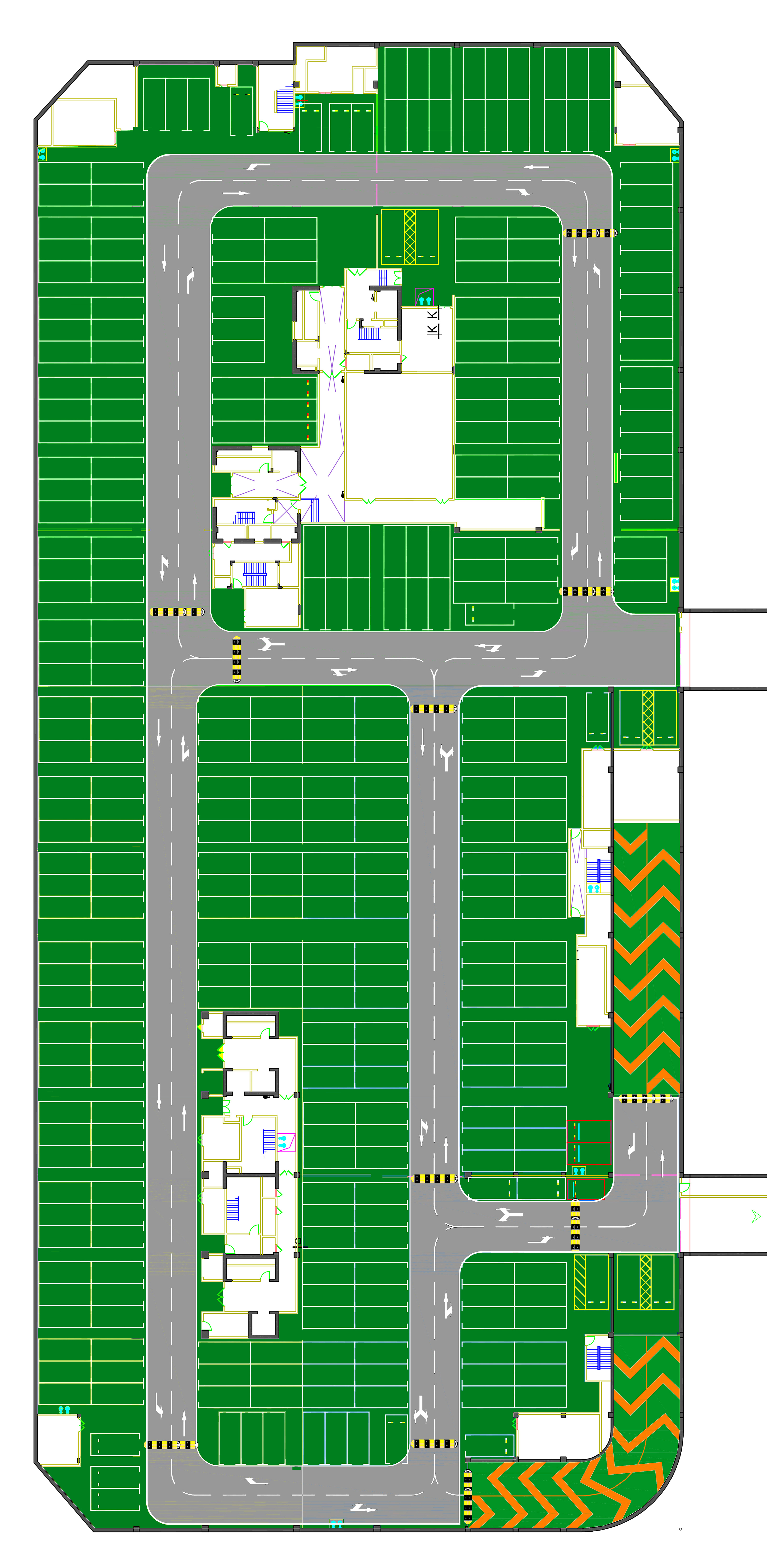 停车场交通规划设计方案|空间|导视设计|张开开 - 原创作品 - 站酷 (ZCOOL)