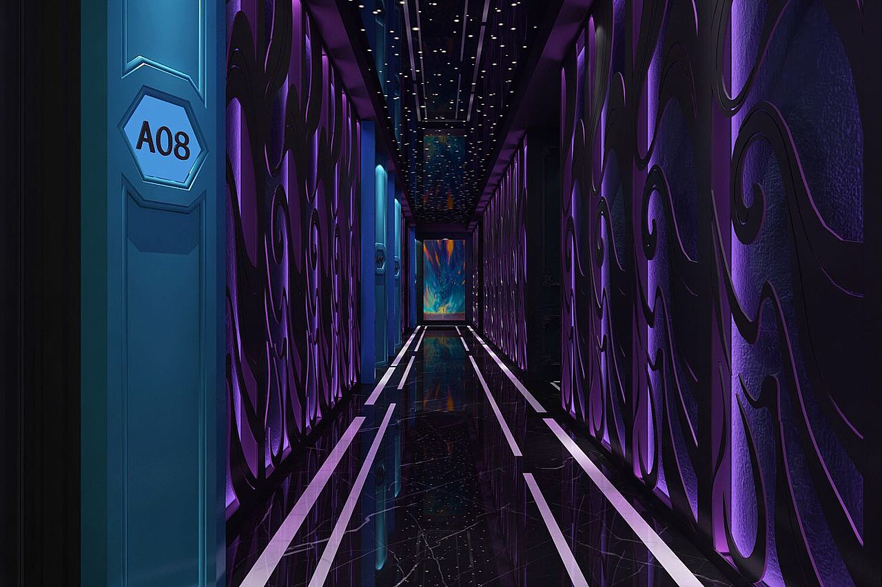 绍兴V-BOX魔方量贩KTV设计—胡剑晖（图ZMTE4OTYxMjA0） - 家装设计 - 站酷设计师胡剑晖原创素材 - 站酷ZCOOL