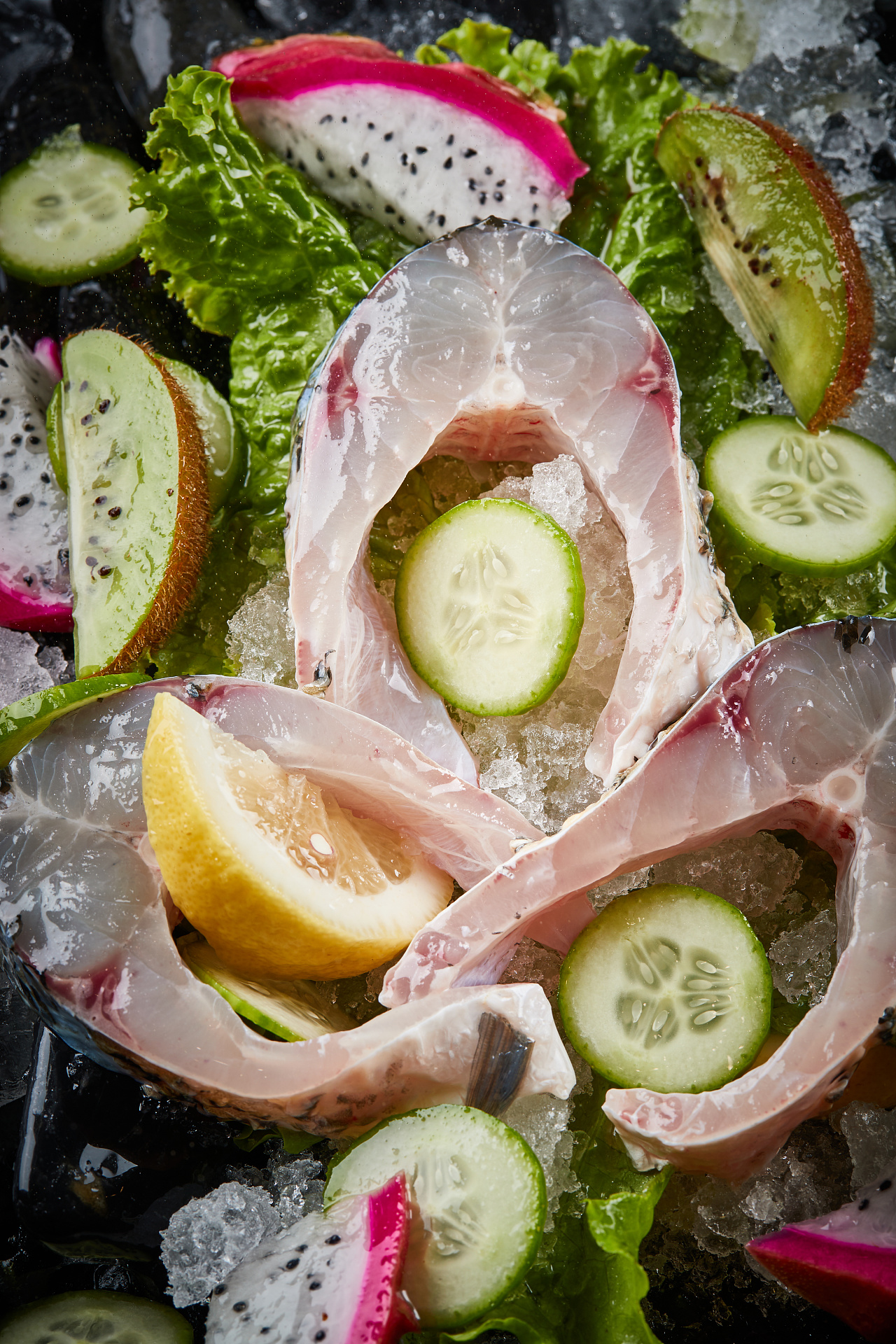 鱼鲜一组 鱼脍唐朝就有此菜