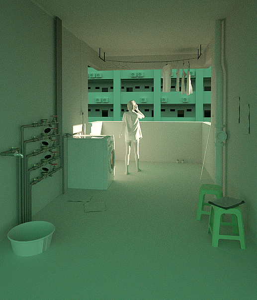 场景概念设计——筒子楼③（图ZMTg3OTEwNjgw） - 概念设定 - 站酷设计师烦恼的皮皮原创素材 - 站酷ZCOOL