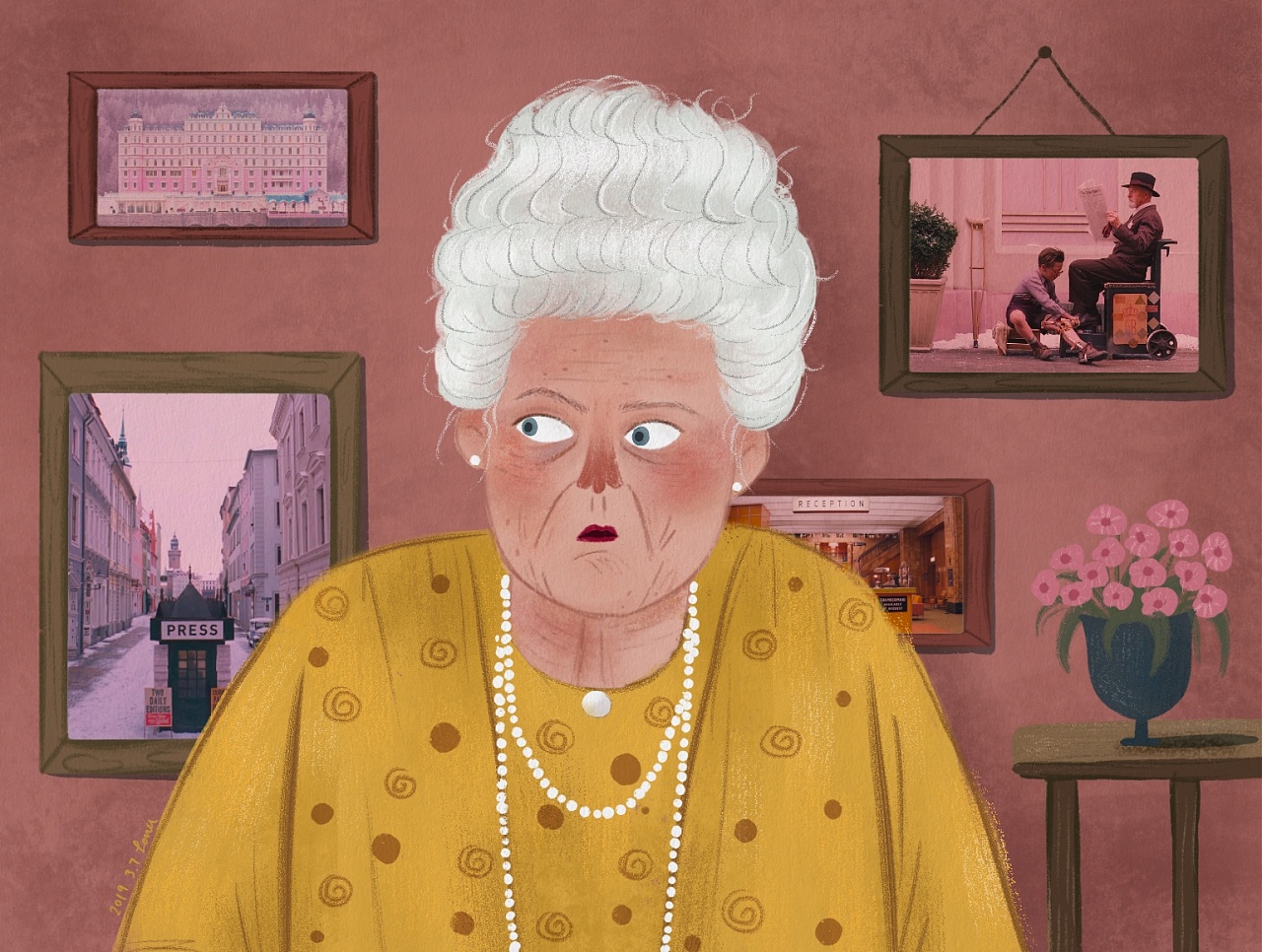 布达佩斯大饭店里的d夫人