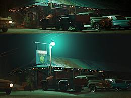 【临摹小练习合集】色彩、透视和线稿