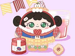 一些蛋仔派对的同人插画