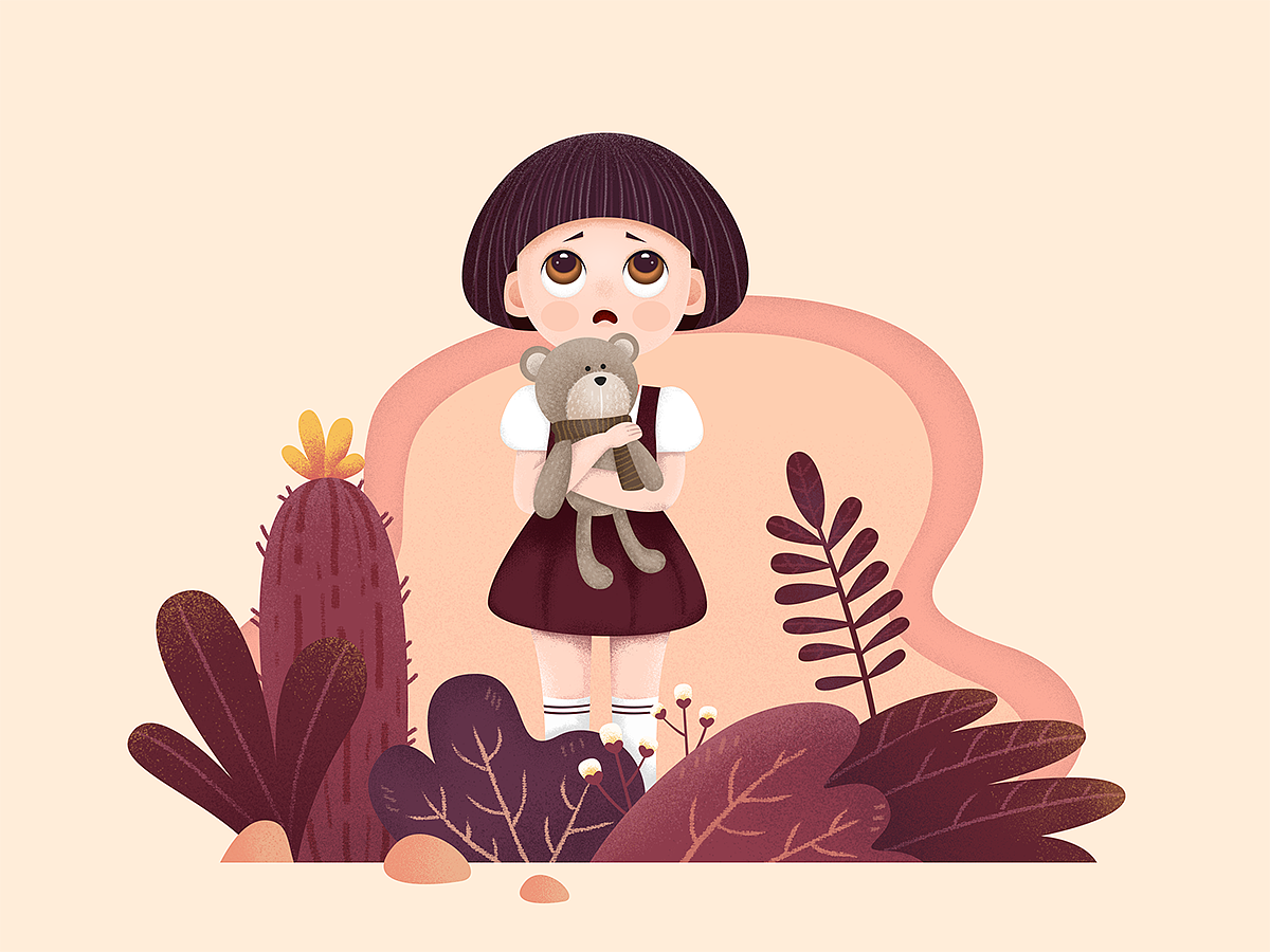 【小女孩系列】小蘑菇头