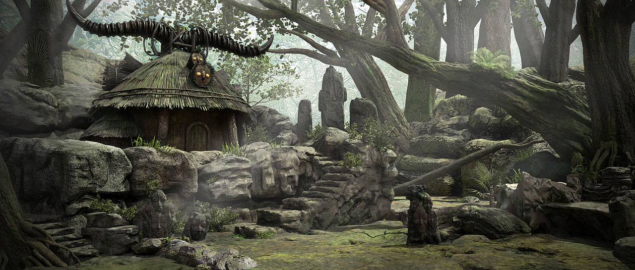 CG场景练习（图ZMTU1MjI1MDYw） - 场景 - 站酷设计师南瓜妖妖原创素材 - 站酷ZCOOL