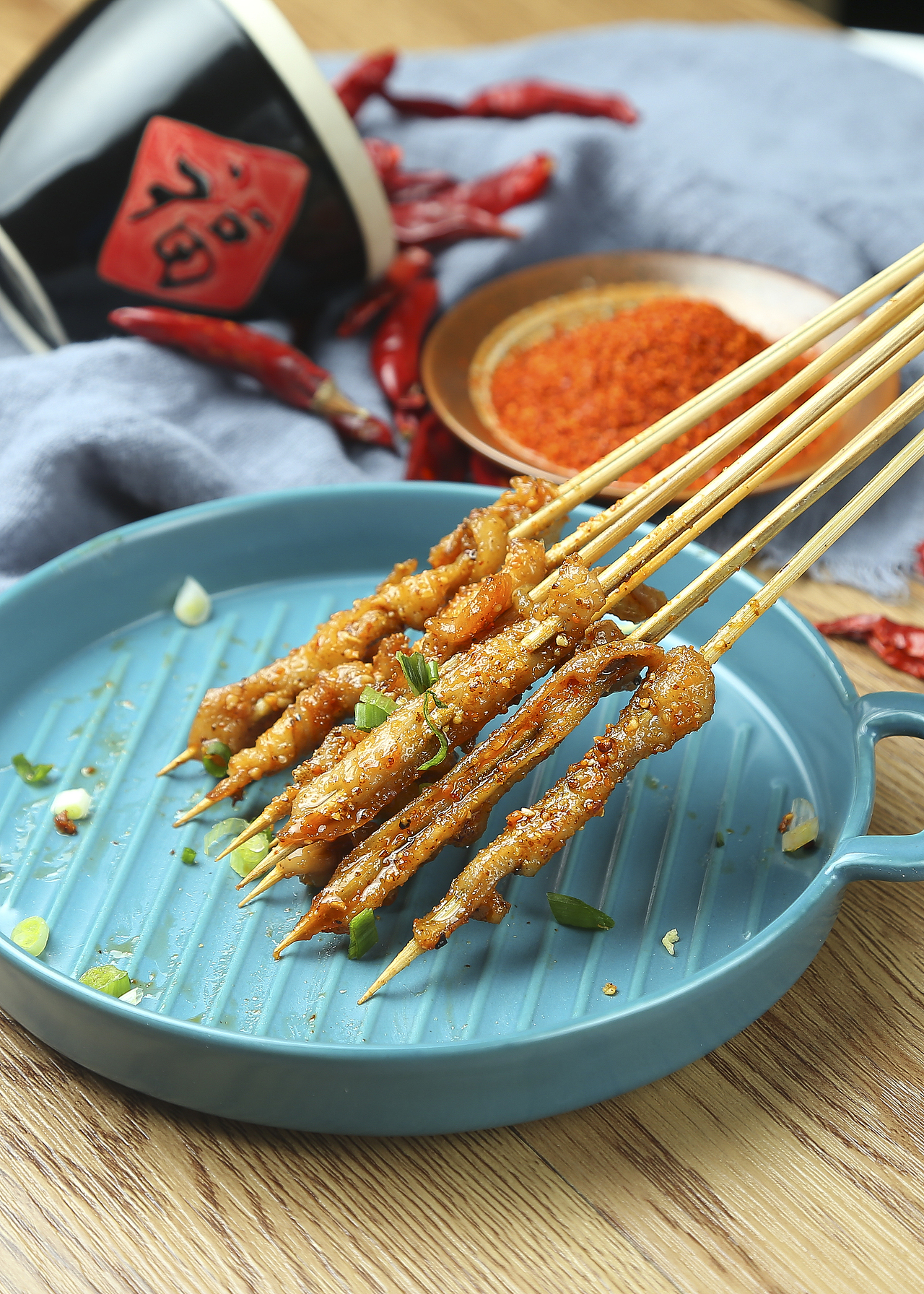 炸炸炸串串拍摄