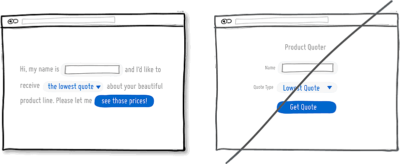48.使用自然的文字而不是枯燥的排版