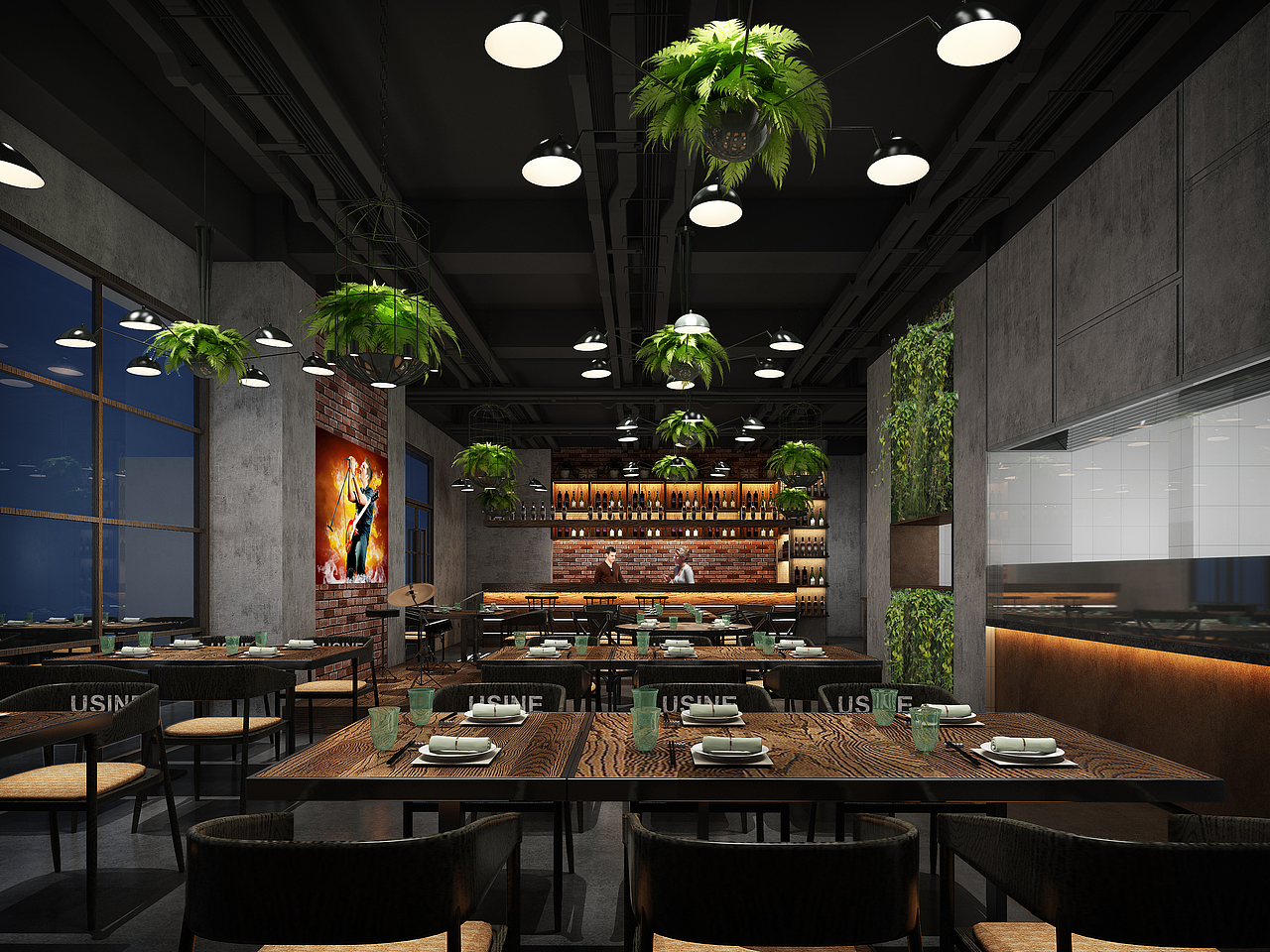 餐厅（图ZMTMzMDAxNTE2） - 家装设计 - 站酷设计师好一个色计师原创素材 - 站酷ZCOOL