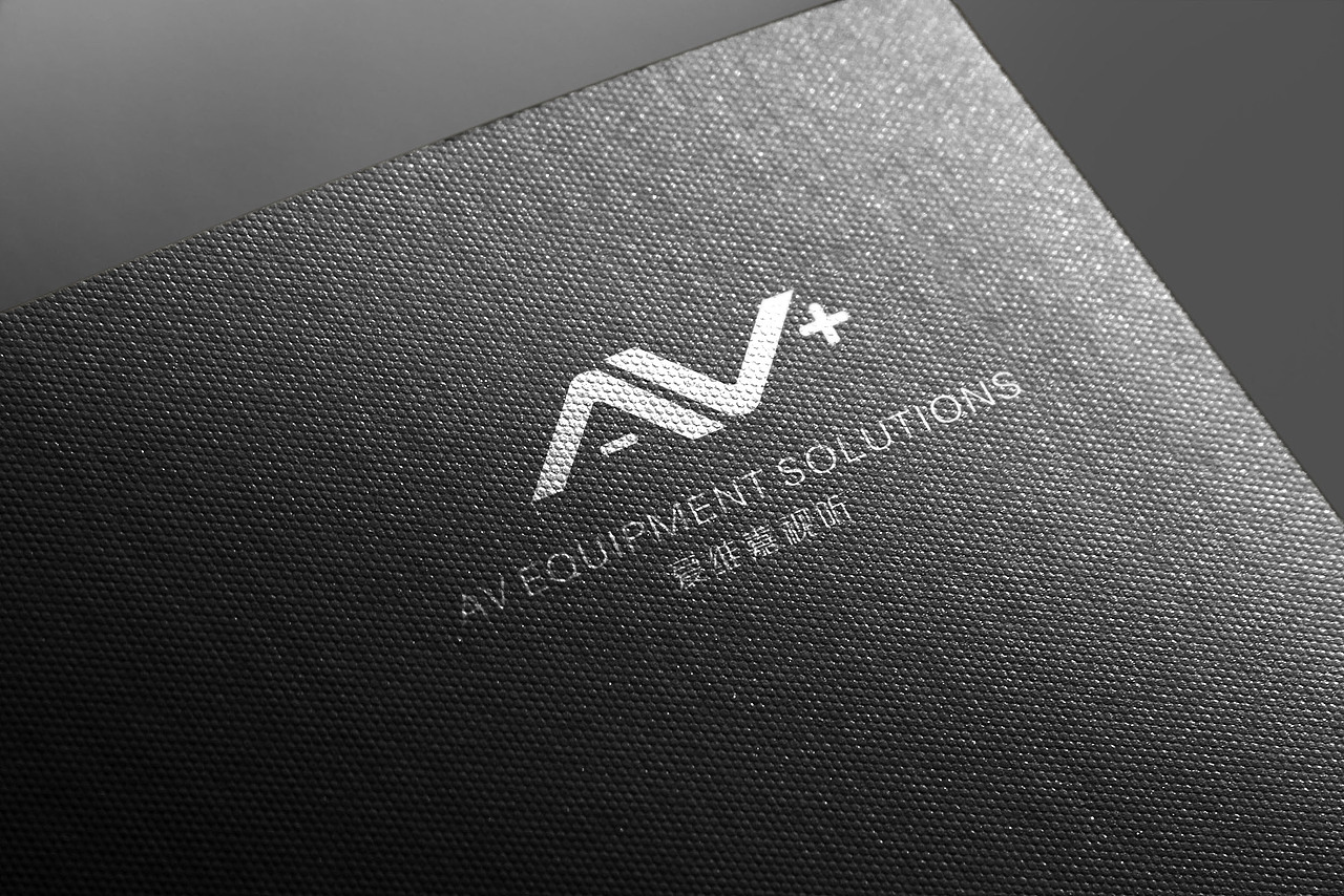 AV+爱维嘉视听LOGO设计