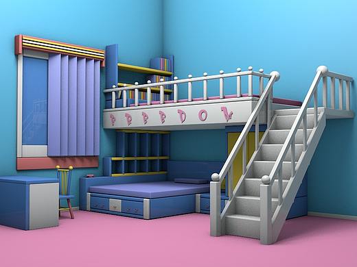 《 C4D 临摹 》--房间临摹