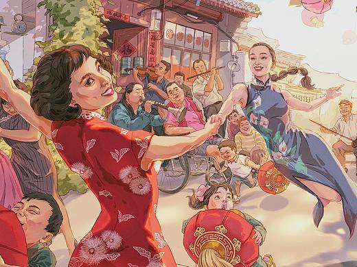 大爷大妈闹新年！