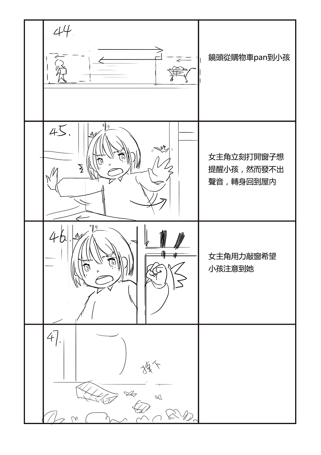 分镜及人设图（图ZNTQ0OTExMDA=） - 设定/分镜 - 站酷设计师阿白Adela原创素材 - 站酷ZCOOL