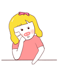 猪猪女神经表情包