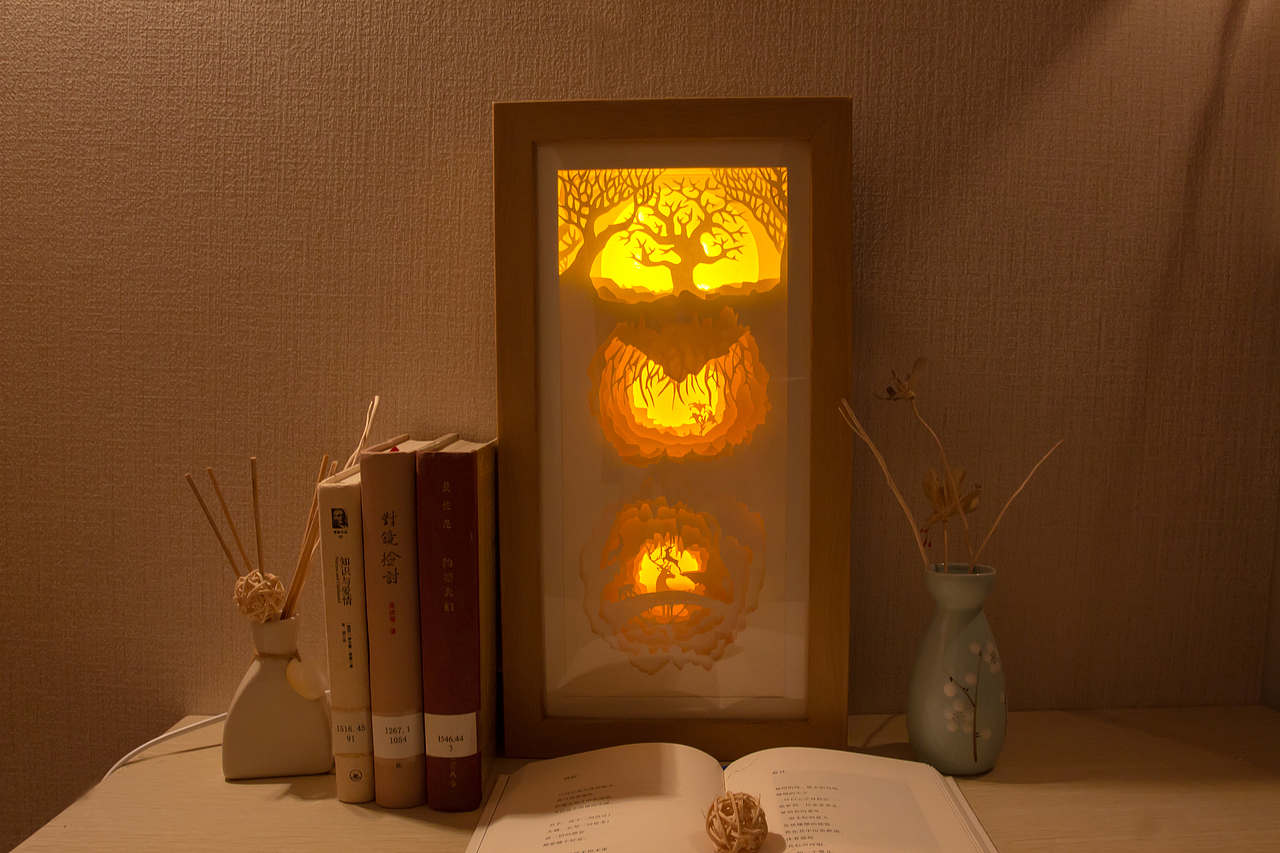 光影纸雕（图ZNTE0ODI4NzI=） - 工艺品设计 - 站酷设计师杨思欣原创素材 - 站酷ZCOOL