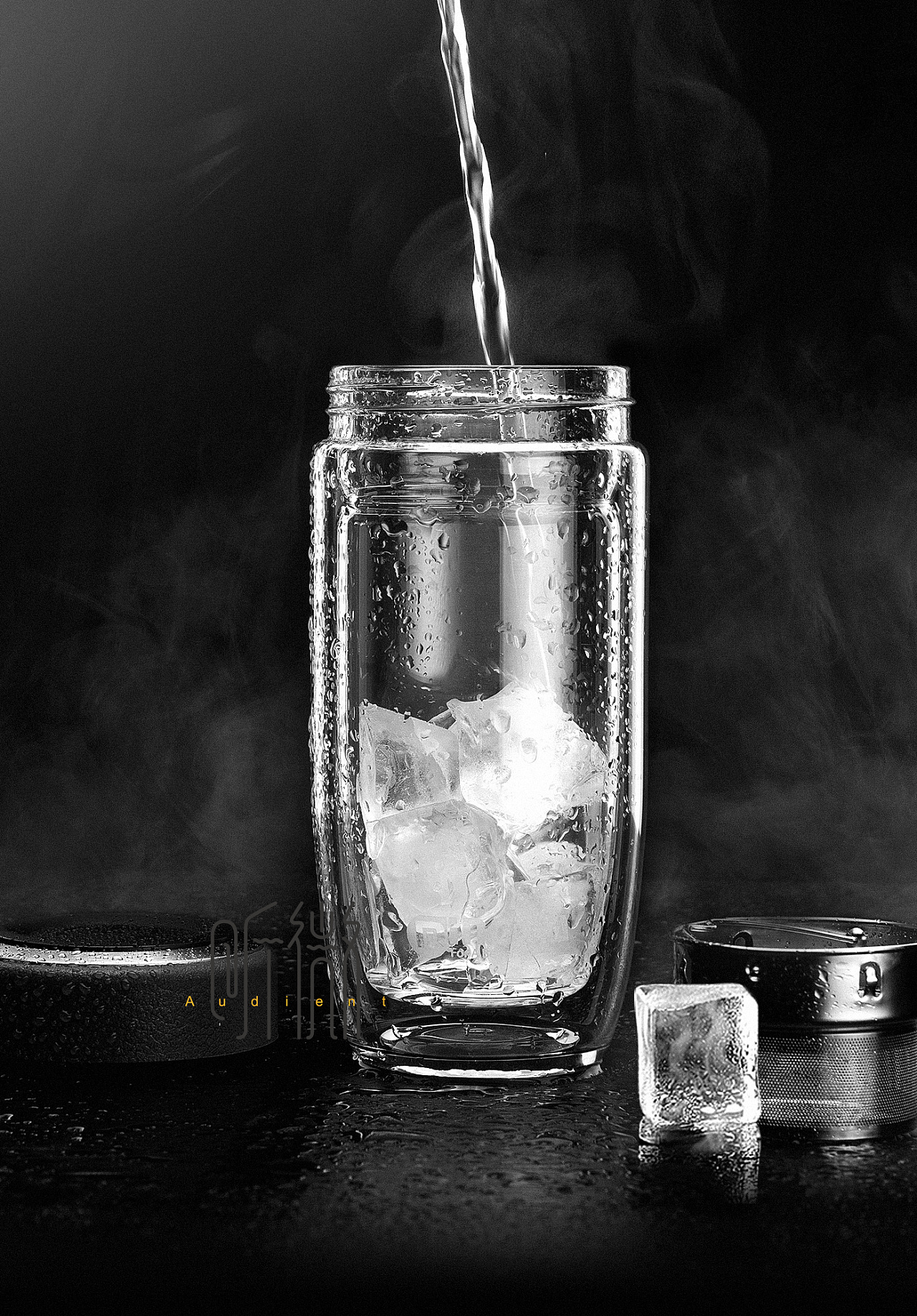 两款商务玻璃杯拍摄