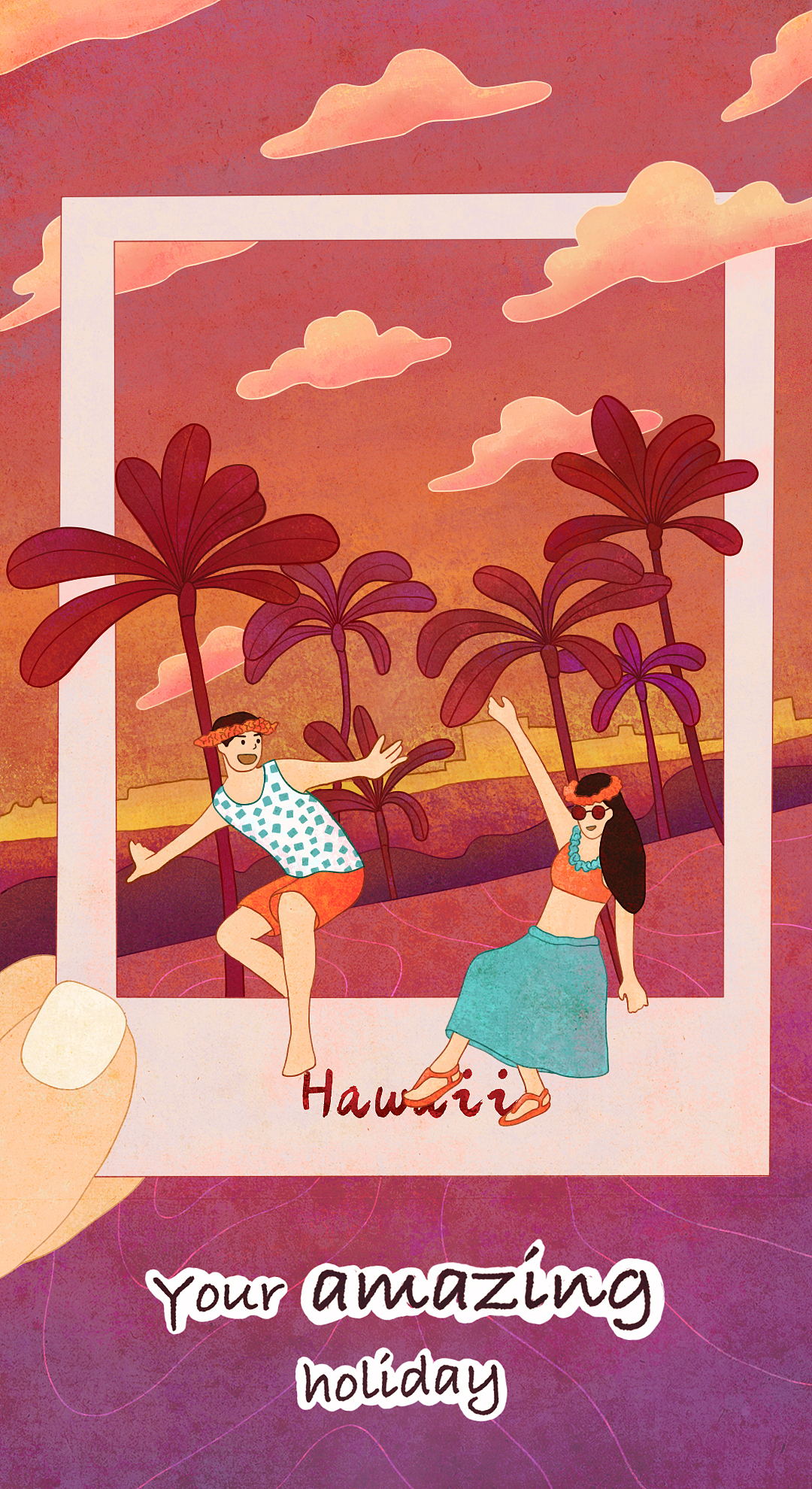 旅行海报（图ZMjA5NzE0MzY0） - 商业插画 - 站酷设计师Yuki插画原创素材 - 站酷ZCOOL
